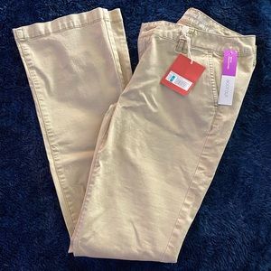 Mossimo mid rise boot cut size 2 khaki pants NWT